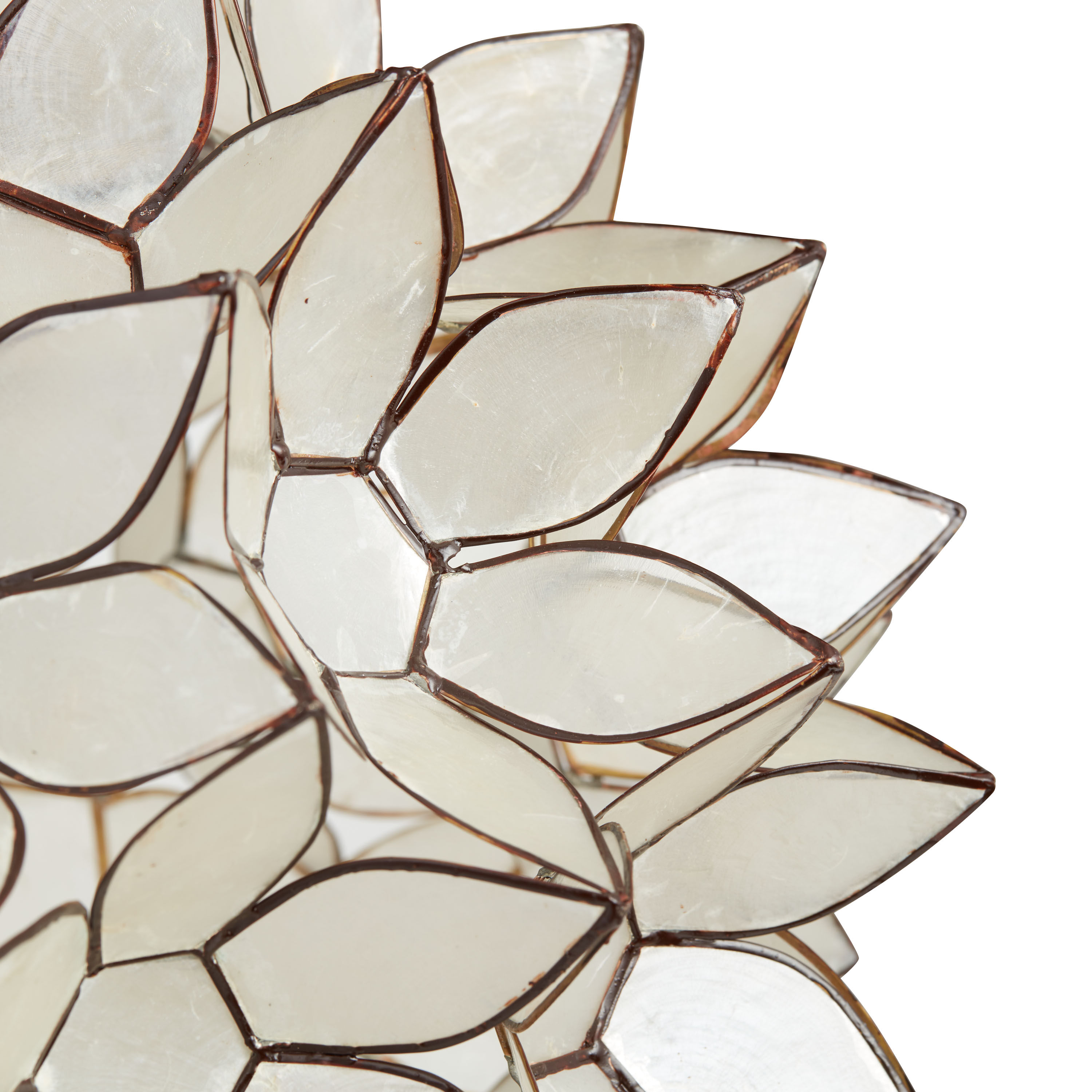 World market capiz petal flush mount ceiling light on sale