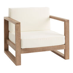 Segovia Light Brown Eucalyptus Outdoor Chair