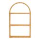 Wrapped Rattan Arched 3 Tier Wall Shelf image number 2