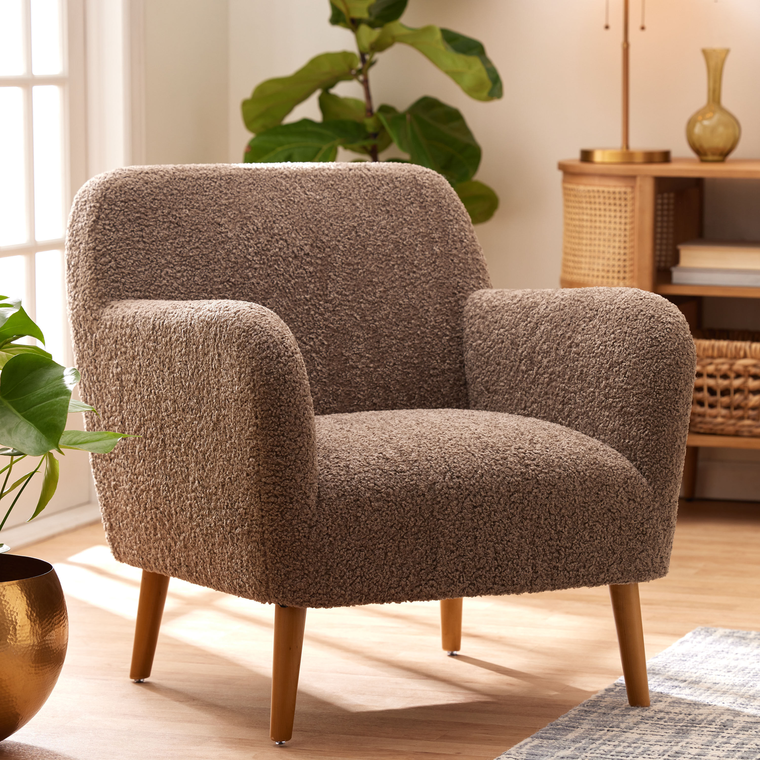 Mocha armchair discount