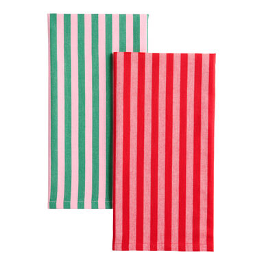 All the Trimmings Stripe Kitchen Towel 2 Pack All the Trimmings Stripe Kitchen Towel 2 Pack