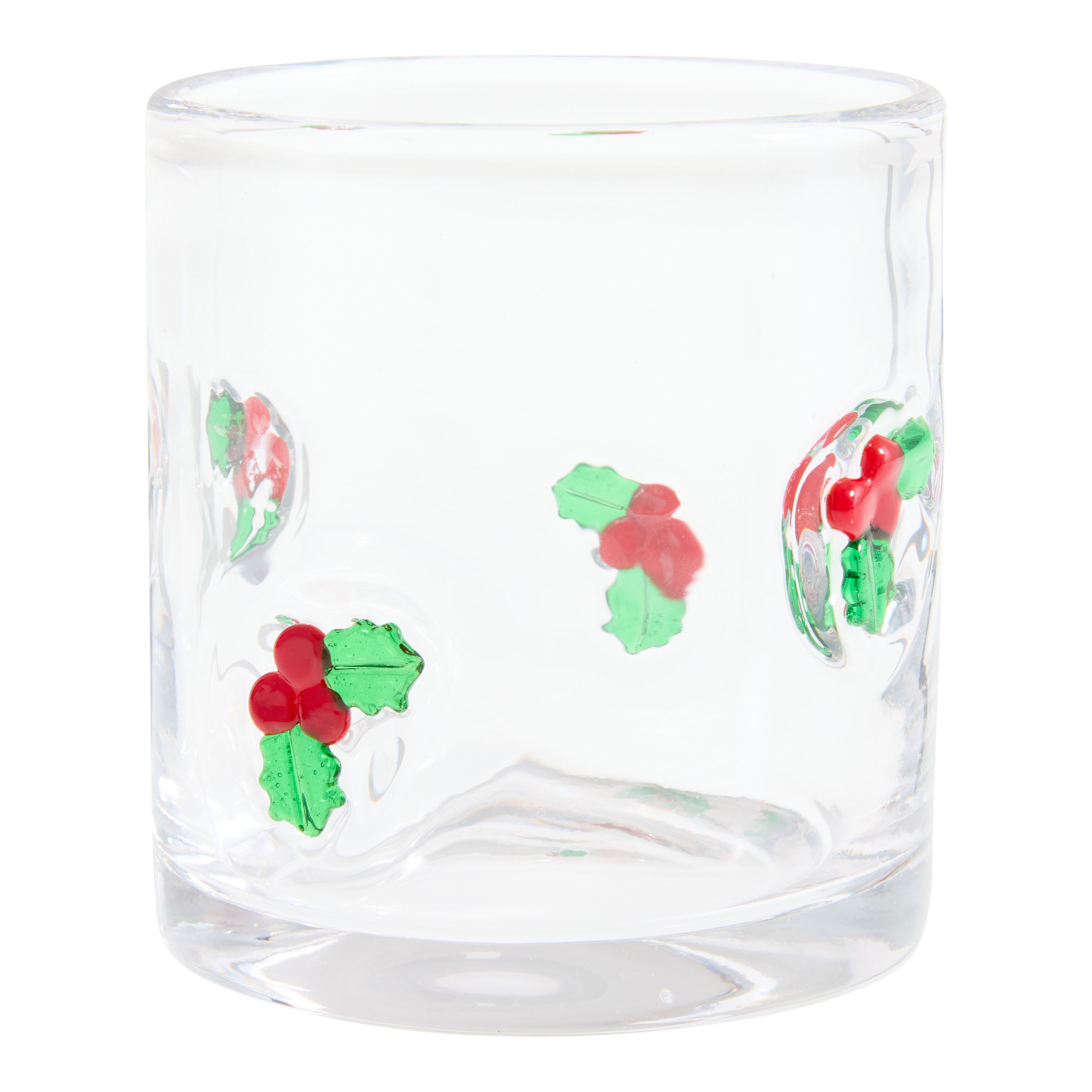 Charm Christmas Inlay Double Old Fashioned Glass