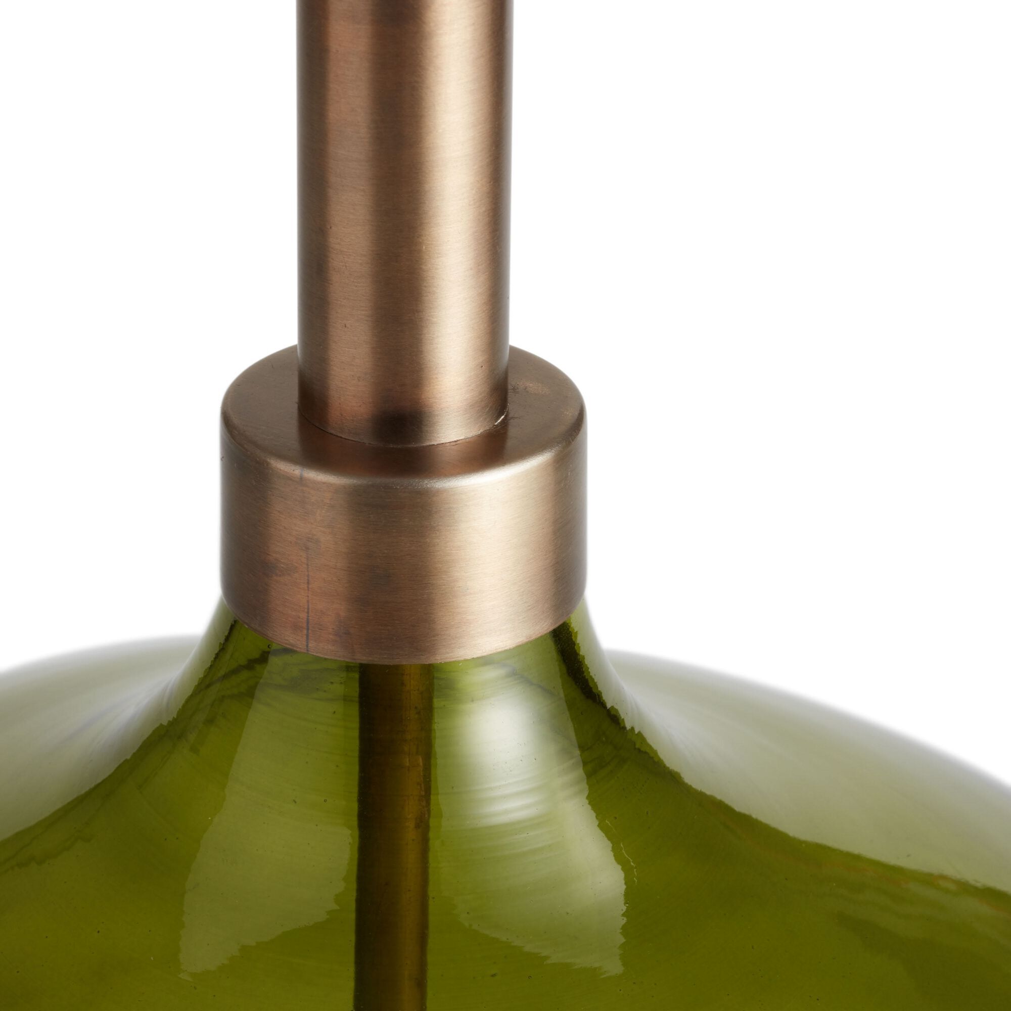 World market green lamp top