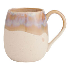 Iridescent Reactive Glaze Drip Ceramic Mug