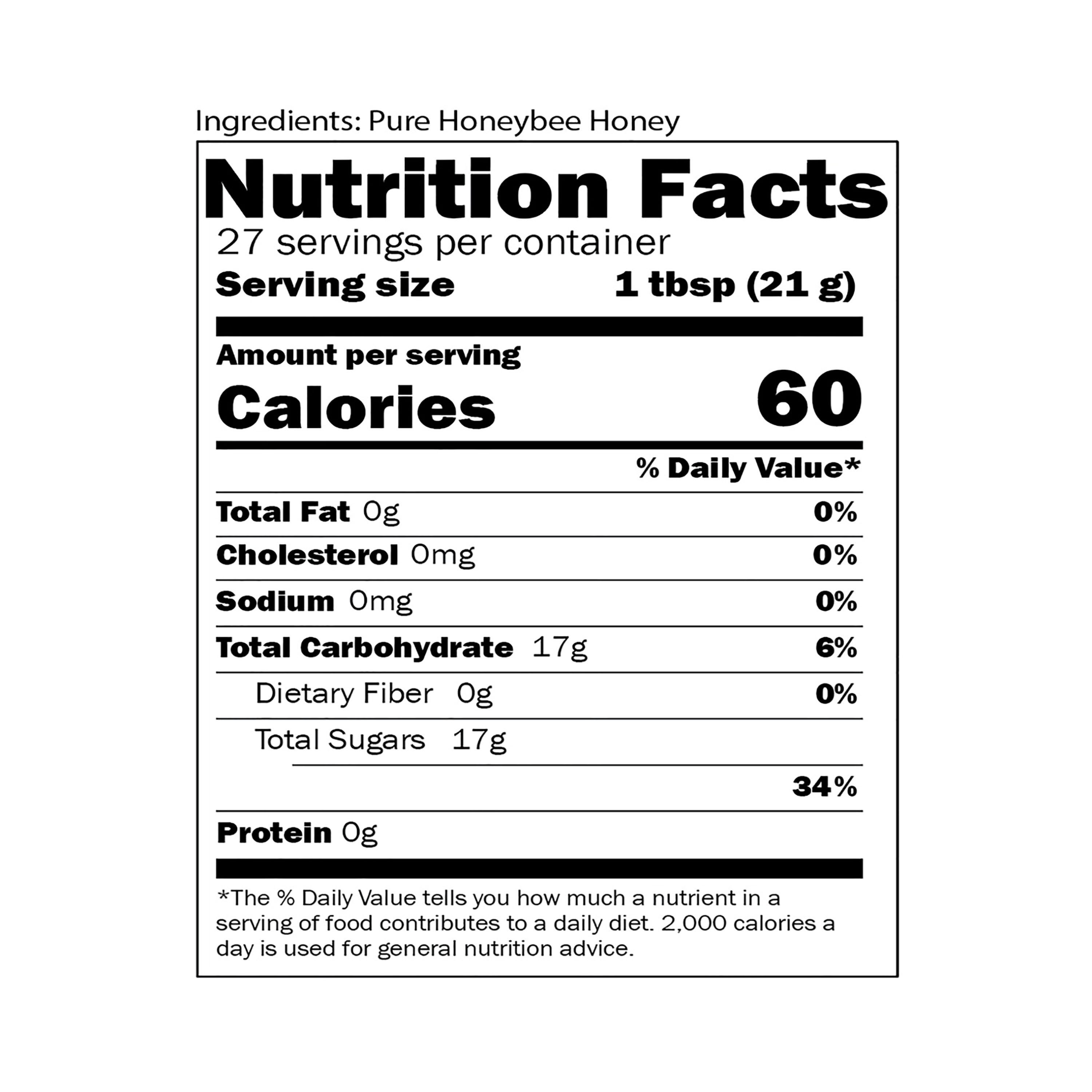 Savannah Bee Acacia Raw Honey Flute image number 3