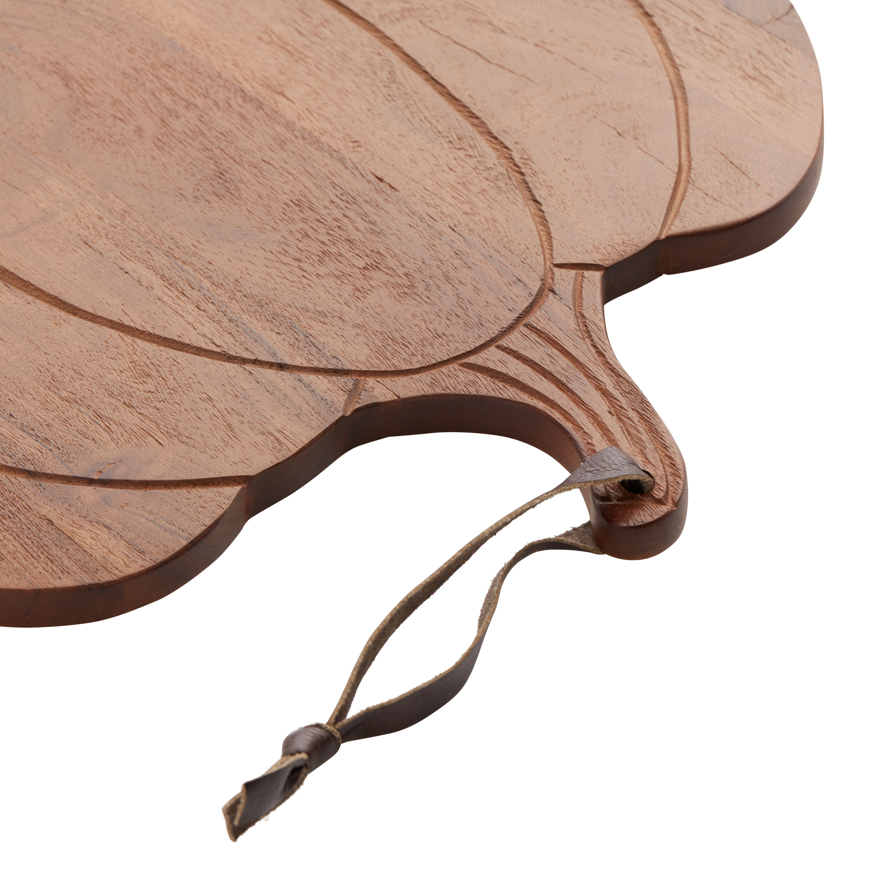 Natural Acacia Wood Pumpkin Serving Board image number 2