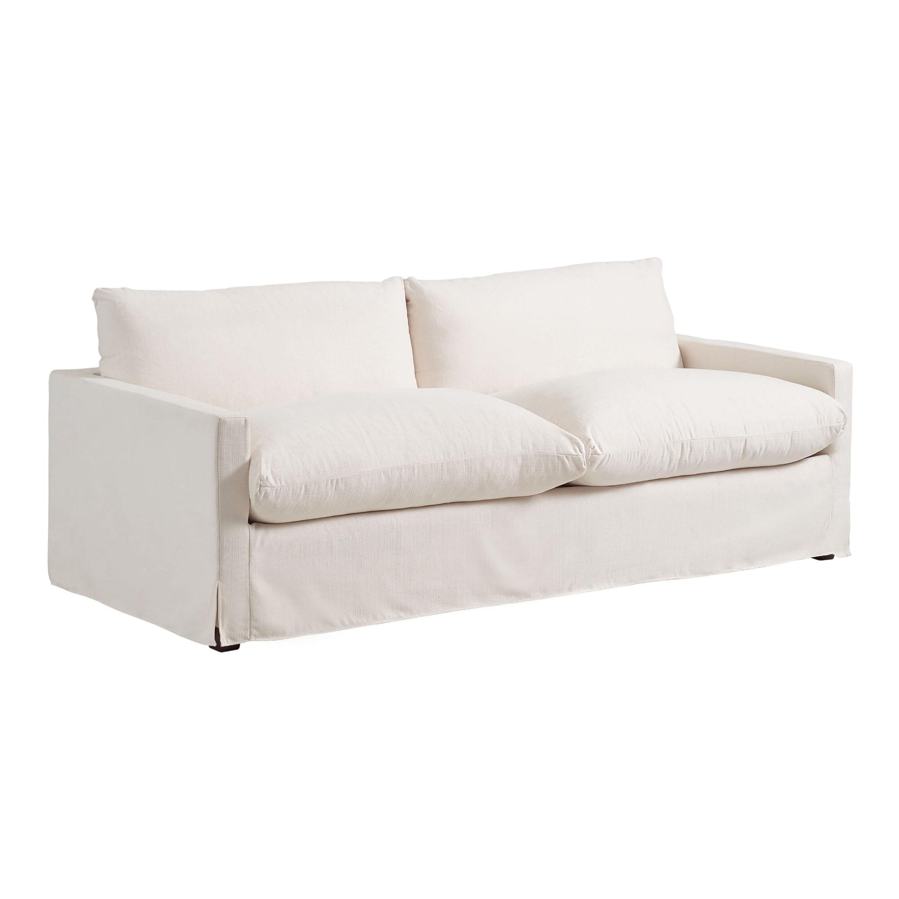 World market shop feather sofa