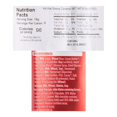 Nestle Kit Kat Gooey Caramel Milk Chocolate Wafer Block Nestle Kit Kat Gooey Caramel Milk Chocolate Wafer Block