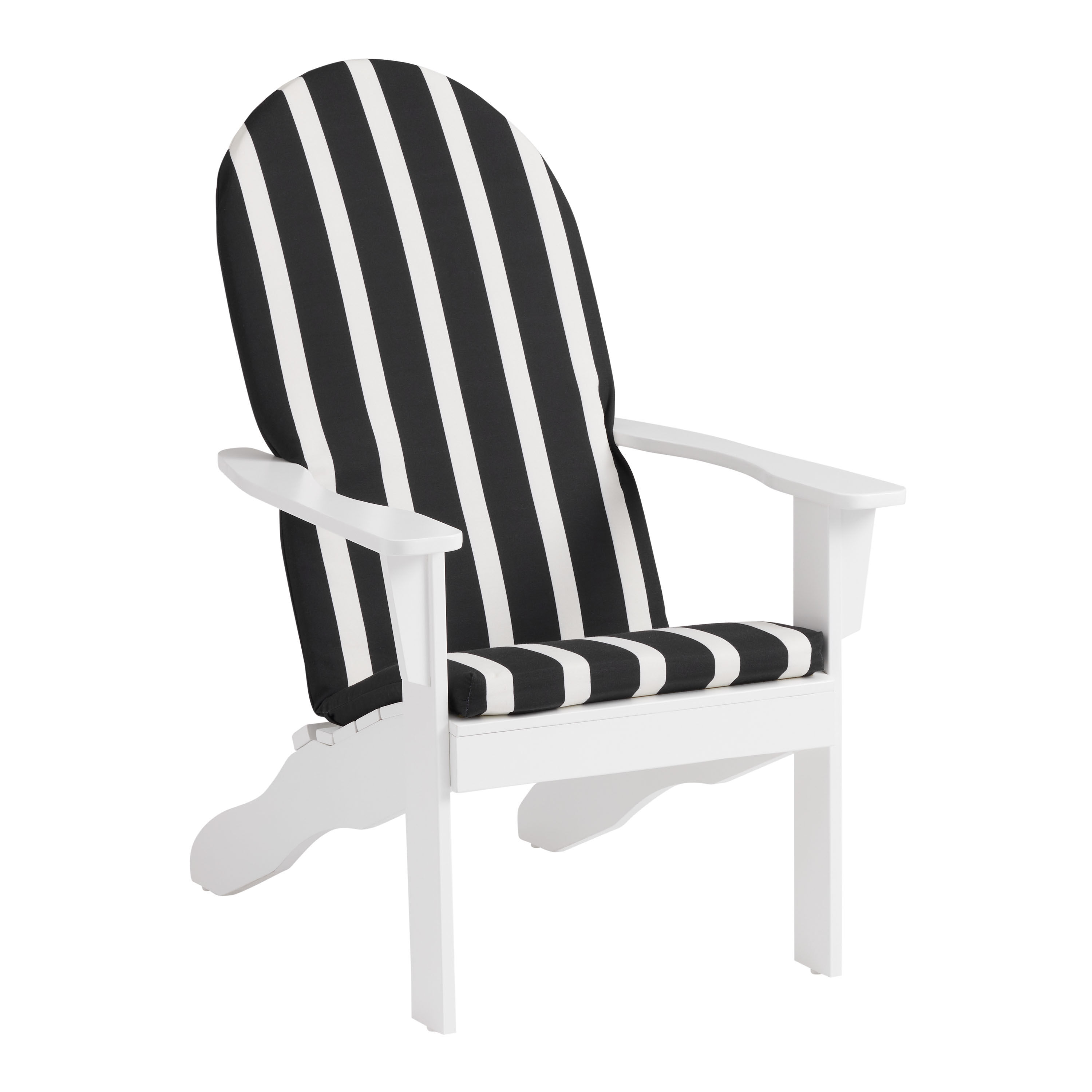 Black and white adirondack chair cushions online