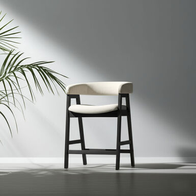 Solebay Curved Back Upholstered Counter Stool 2 Piece Set Solebay Curved Back Upholstered Counter Stool 2 Piece Set