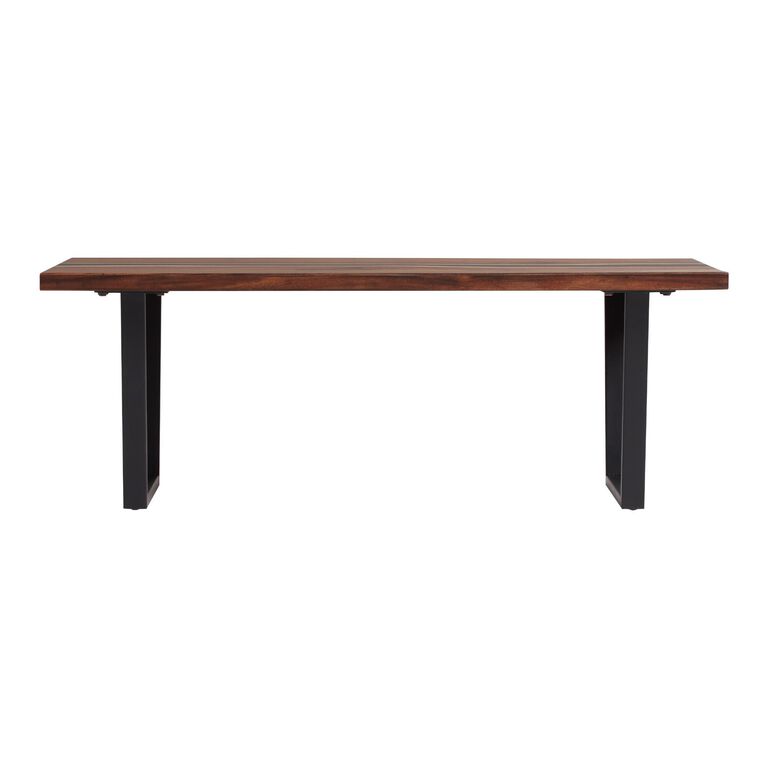 Cailen Mocha Live Edge Wood And Resin Coffee Table image number 3