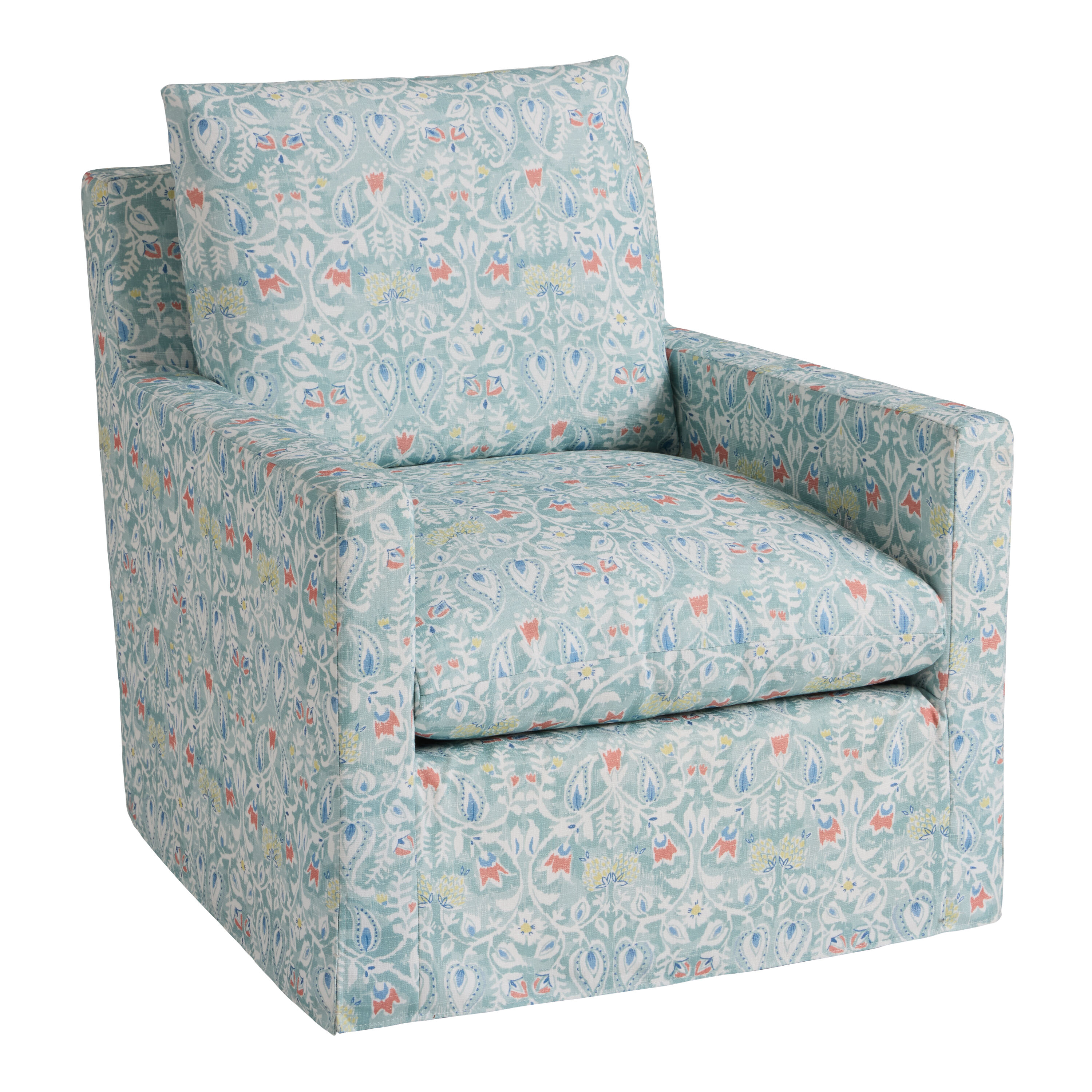 Brynn Feather Filled Swivel Chair image number 0