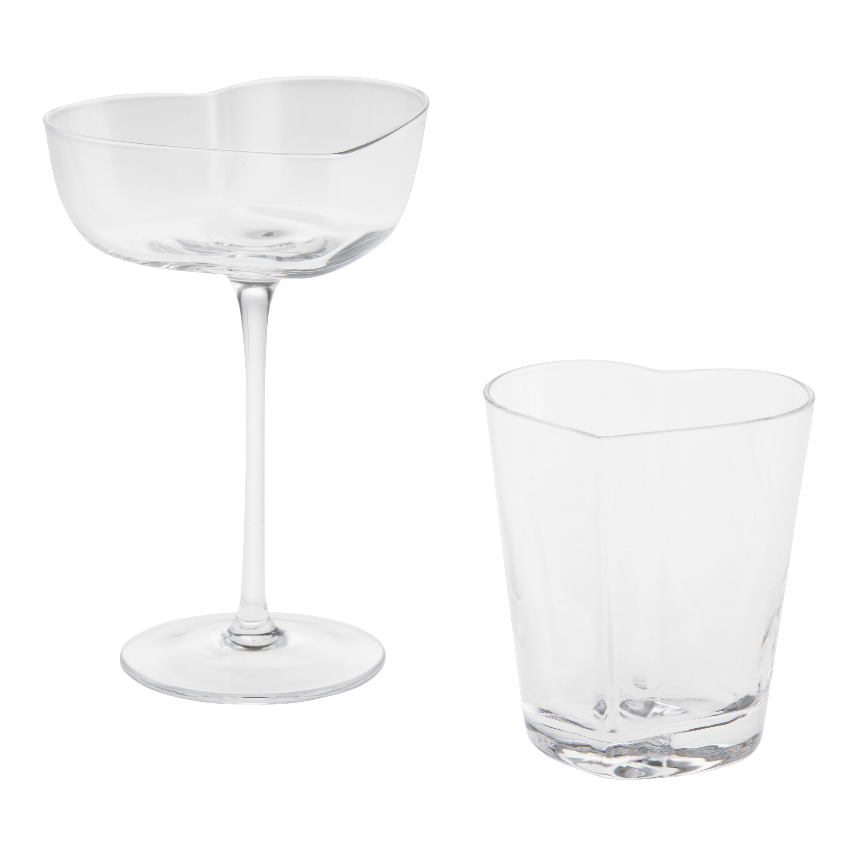 Heart Shaped Bar Glass image number 0