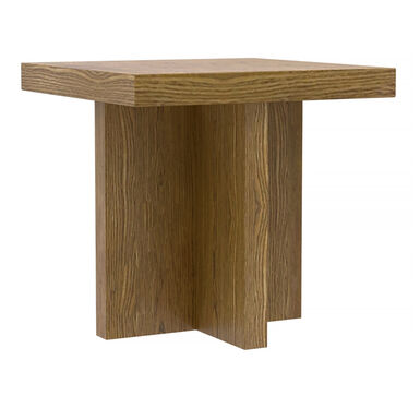 Jameson Wood Angular Base Side Table Jameson Wood Angular Base Side Table