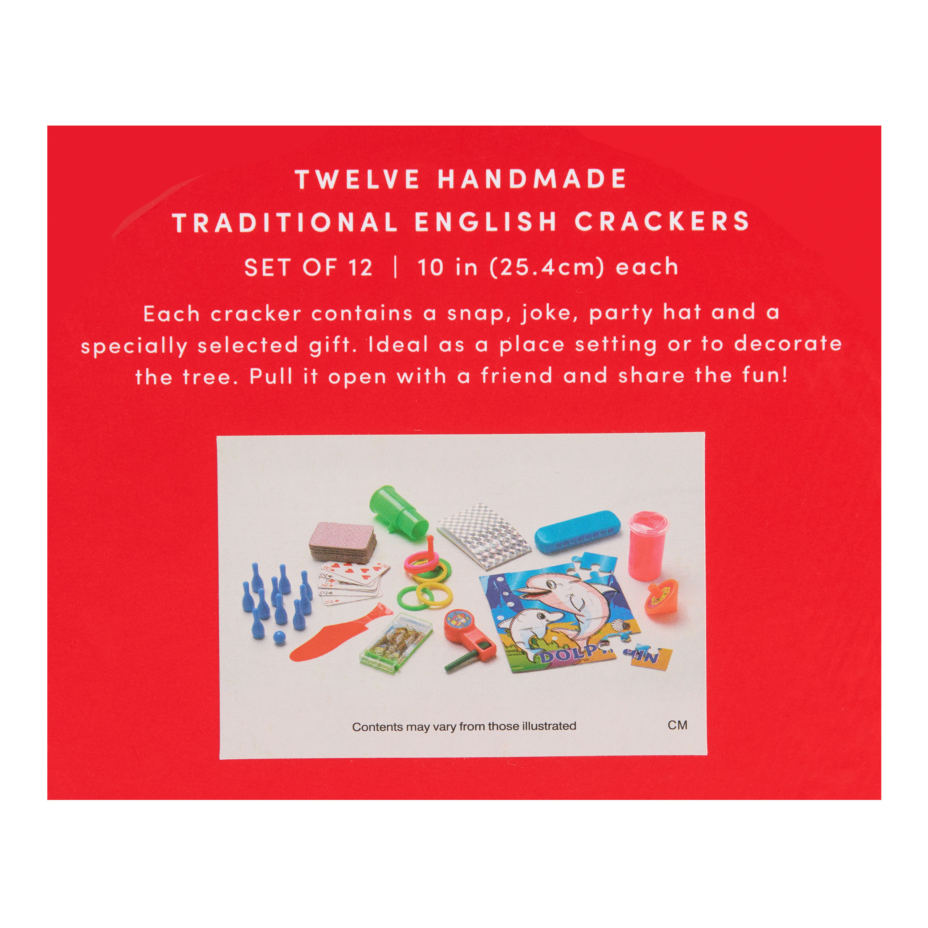 Medium Multicolor Foil Tree Christmas Crackers 12 Count image number 3