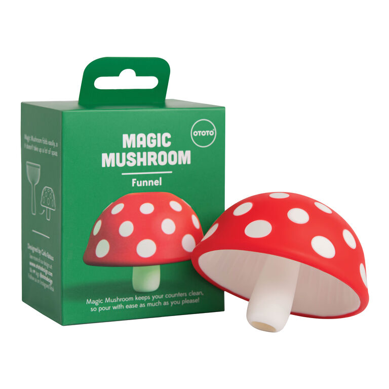 Ototo Magic Mushroom Silicone Funnel - World Market