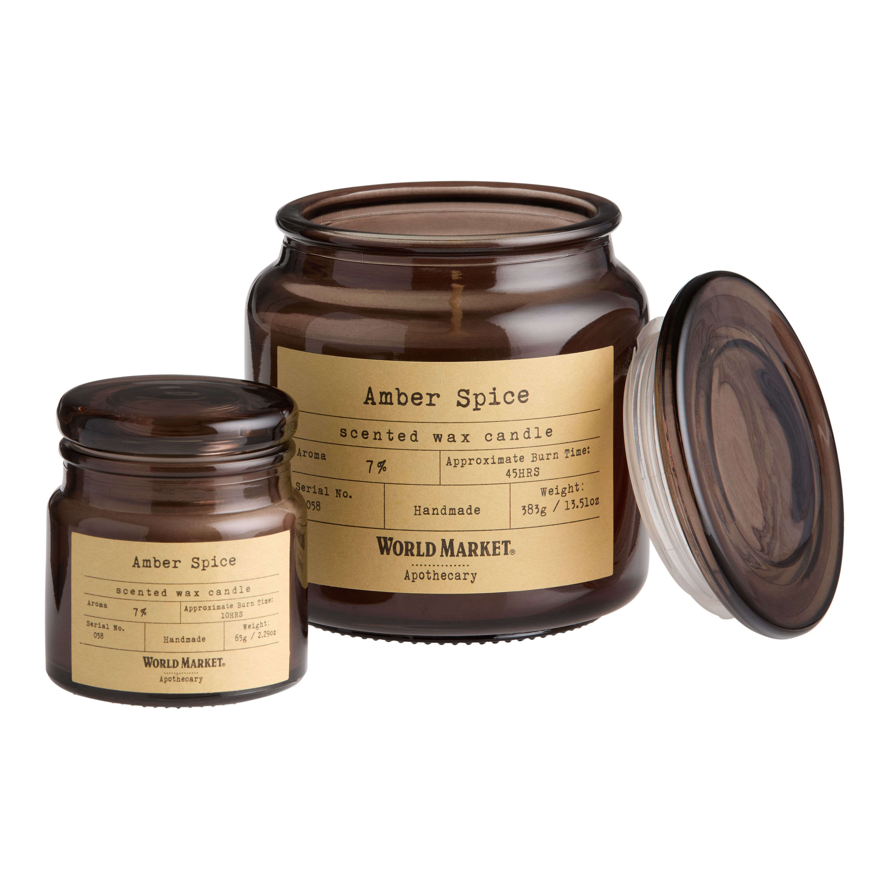 Apothecary Amber Spice Scented Candle image number 0