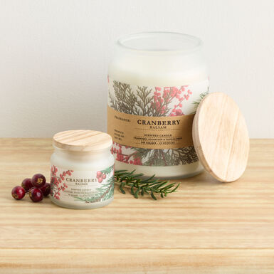 Winter Woodland Cranberry Balsam Scented Candle Winter Woodland Cranberry Balsam Scented Candle