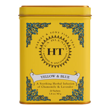 Harney & Sons Yellow & Blue Herbal Tea Sachets 20 Count Harney & Sons Yellow & Blue Herbal Tea Sachets 20 Count