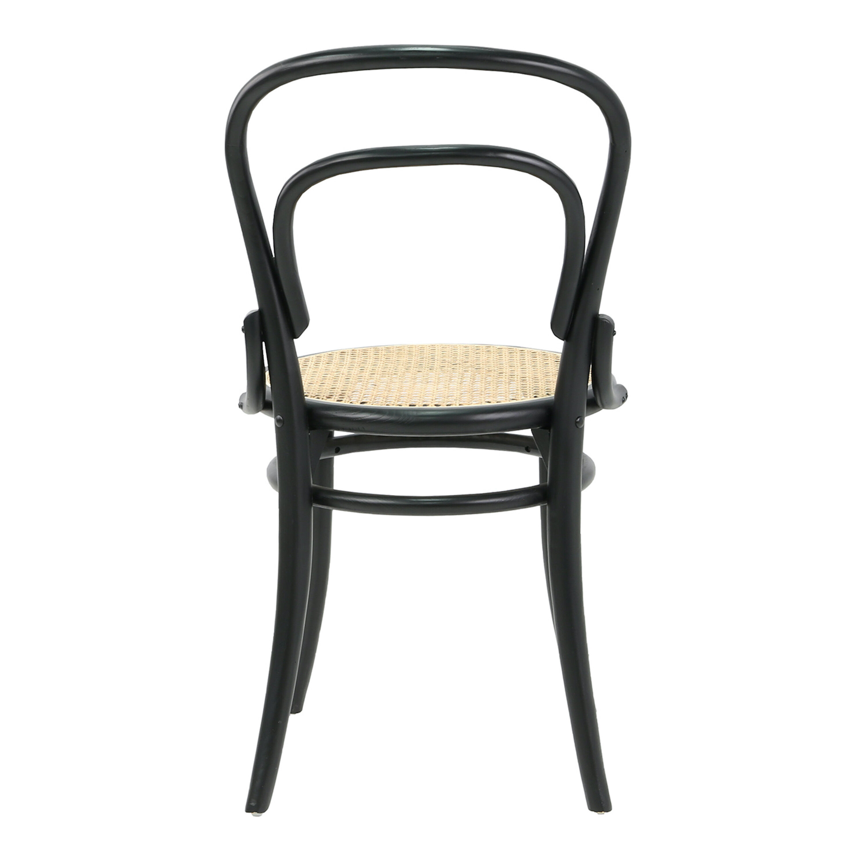 Coasta Elm Wood and Rattan Cane Dining Chair 2 Piece Set image number 4