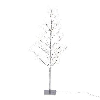 5 Foot Silver Pre Lit Micro LED Electric Artificial Tree 5 Foot Silver Pre Lit Micro LED Electric Artificial Tree
