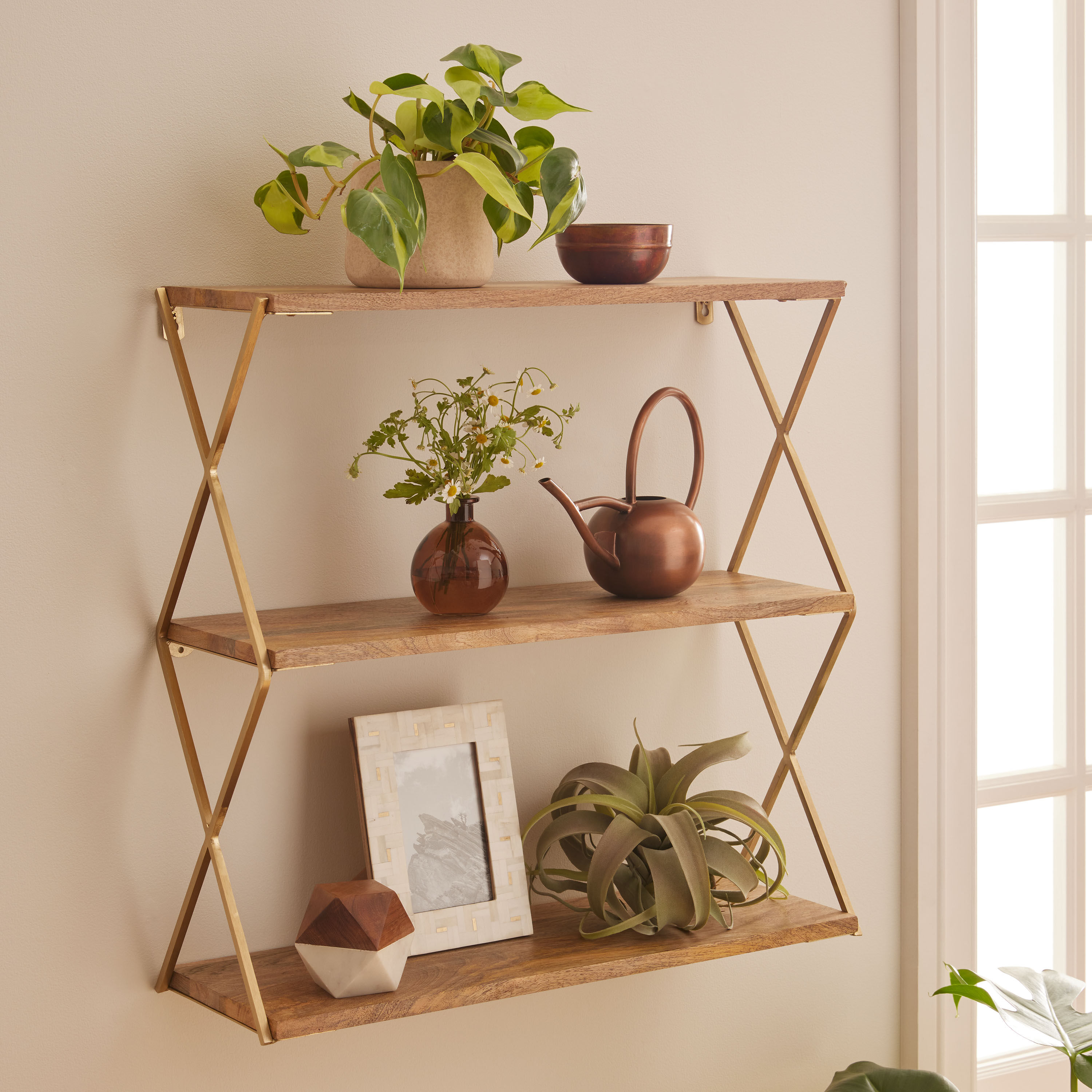 Wooden sales tier shelf