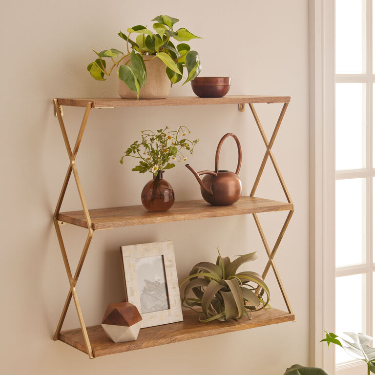 s Adhesive Floating Shelves Are The Ultimate Hack for