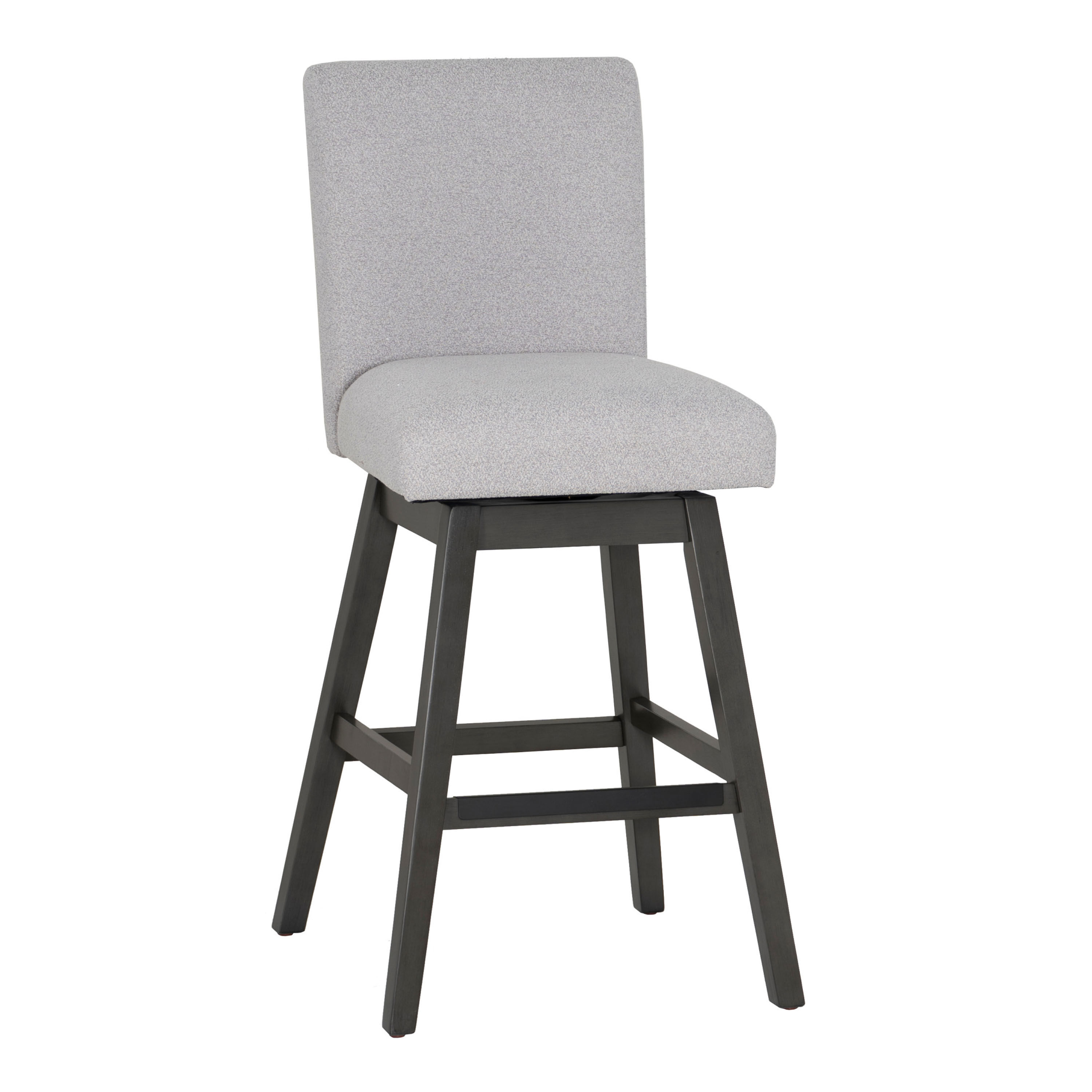 Zoe Square Back Upholstered Swivel Barstool 2 Piece Set image number 0