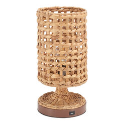 Gaia Water Hyacinth Accent Lamp with USB Port