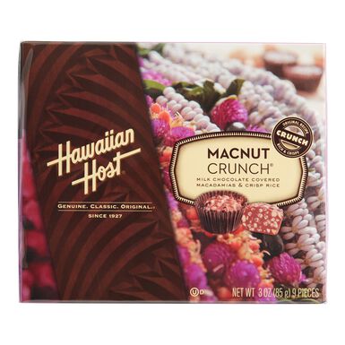 Hawaiian Host Macnut Crunch Box 9 Piece Hawaiian Host Macnut Crunch Box 9 Piece