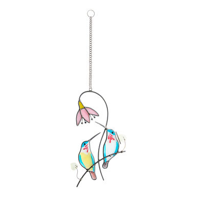 Glass Hummingbird Suncatcher Hanging Decor Glass Hummingbird Suncatcher Hanging Decor