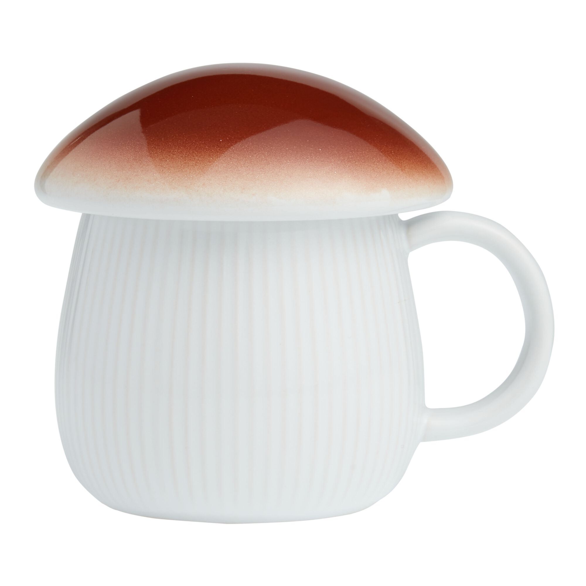 Mushroom Lidded Ceramic Mug Collection image number 3