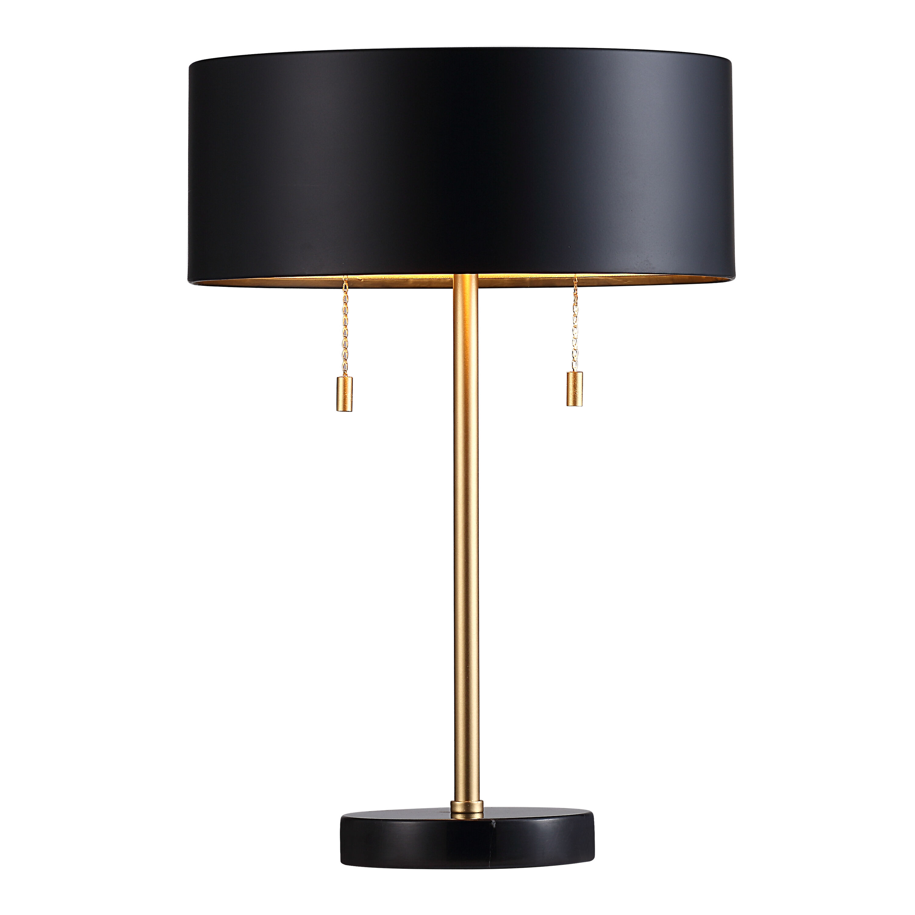 Black and gold lamp base discount