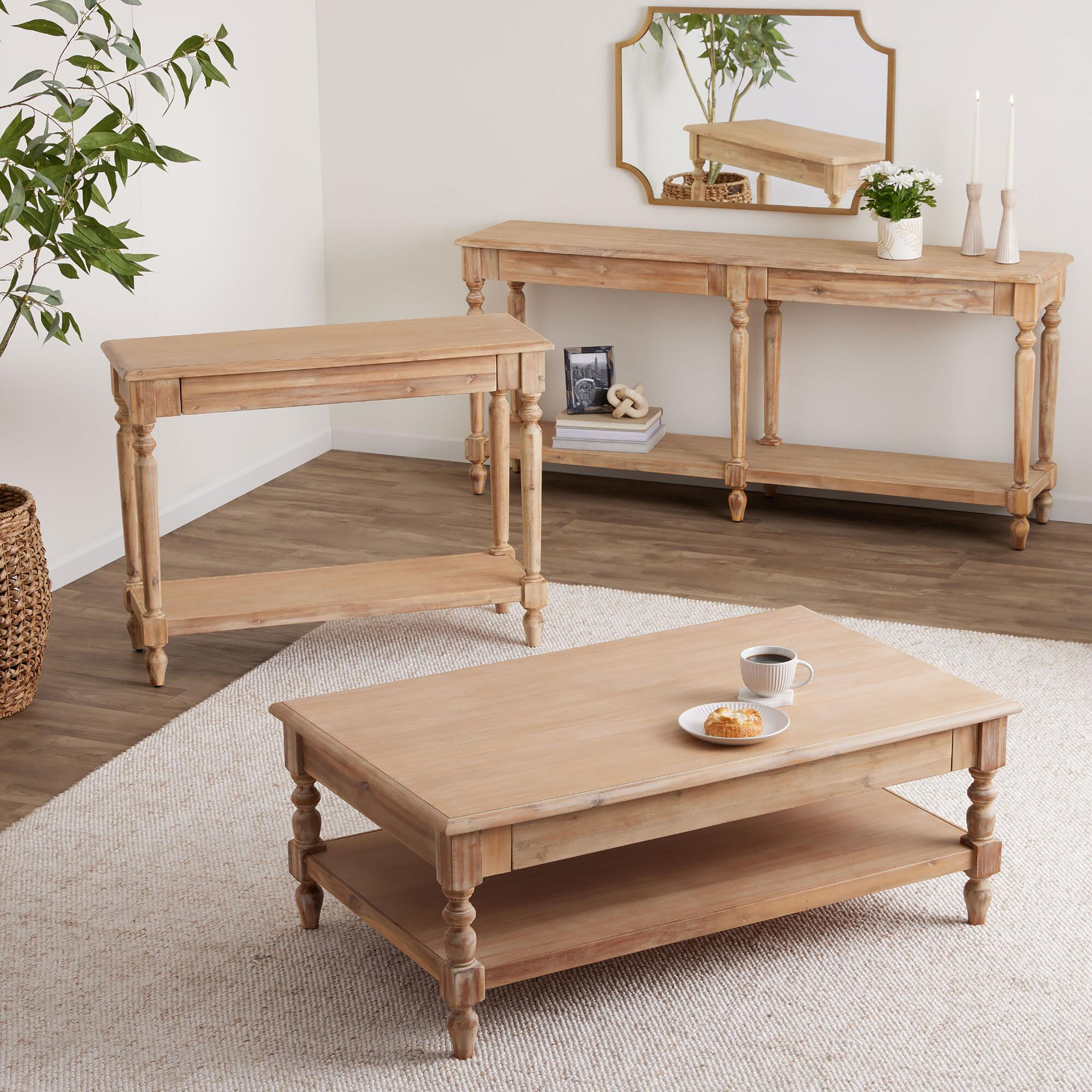 World market live discount edge console table