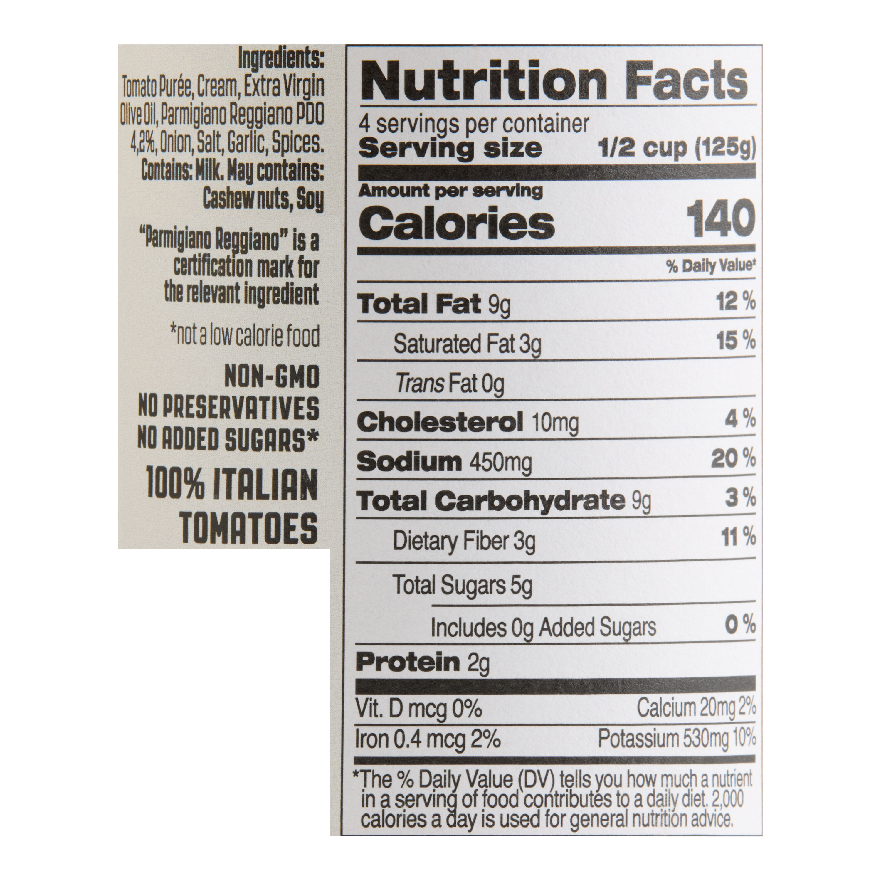 Fragassi Parmigiano Reggiano Pasta Sauce image number 1