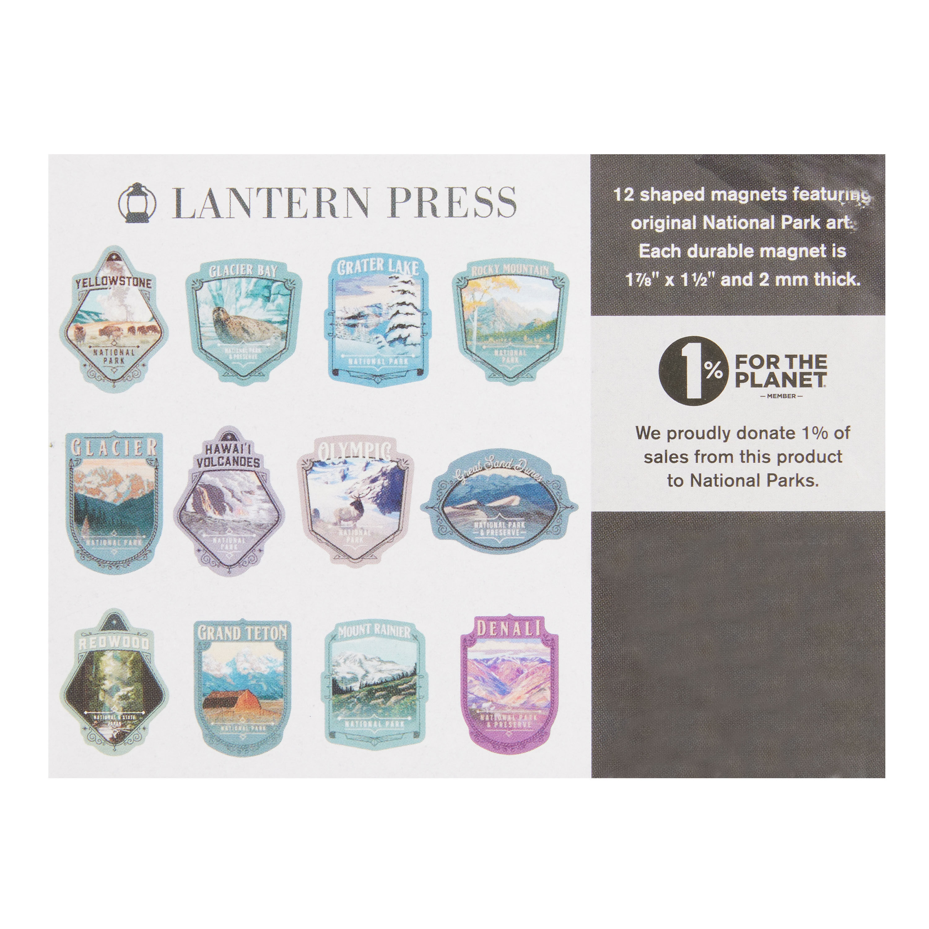 Lantern Press Protect Our National Parks Magnets 12 Count image number 1