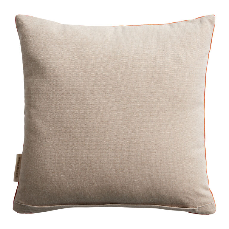 Embroidered Contoured Loop Throw Pillow by World Market