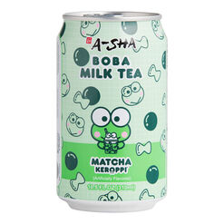 A-Sha Keroppi Matcha Boba Milk Tea