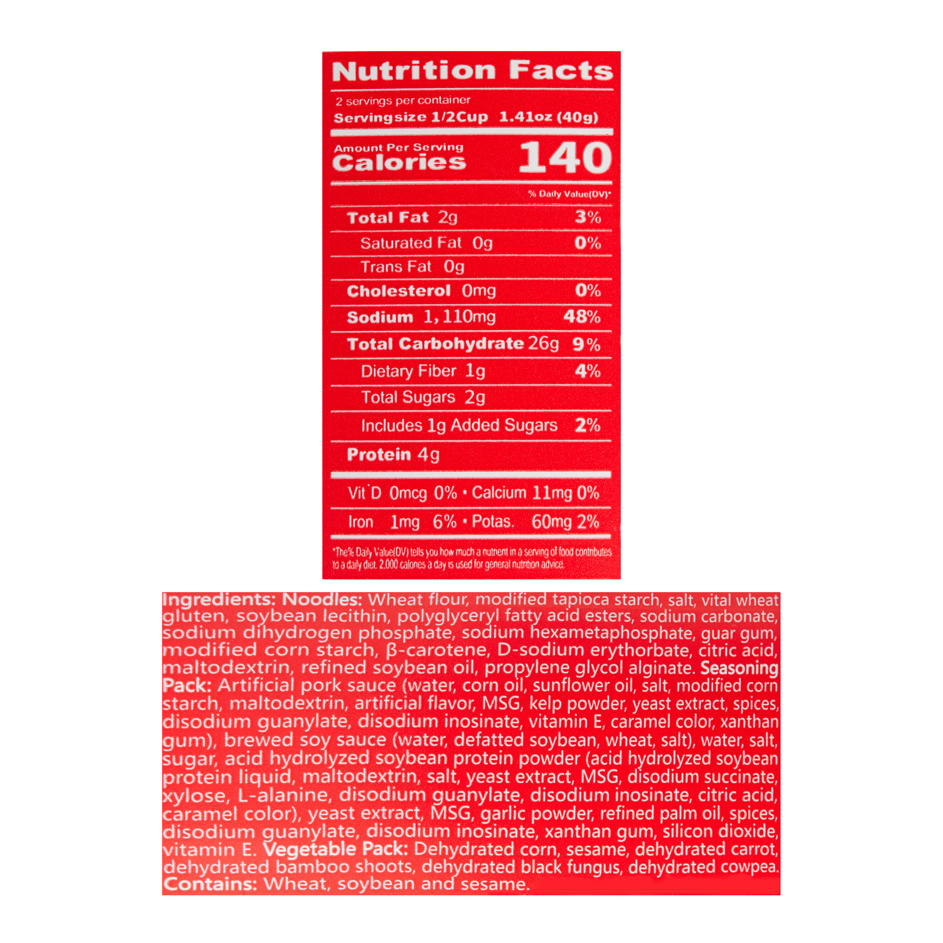 The Ramen Way Fan's Roast Pork Noodle Soup Cup Set of 2 image number 1