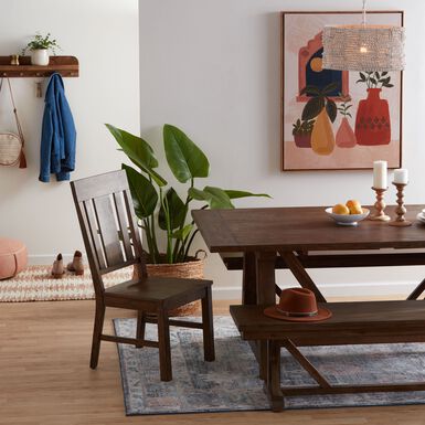 Leona Wood Farmhouse Dining Bench Leona Wood Farmhouse Dining Bench