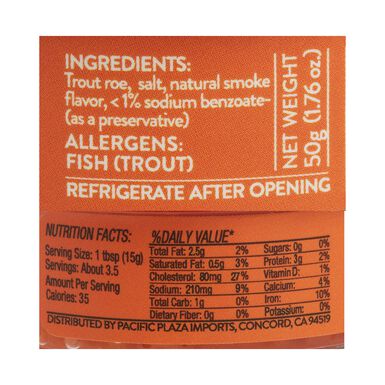 Plaza Smoked Trout Caviar Plaza Smoked Trout Caviar