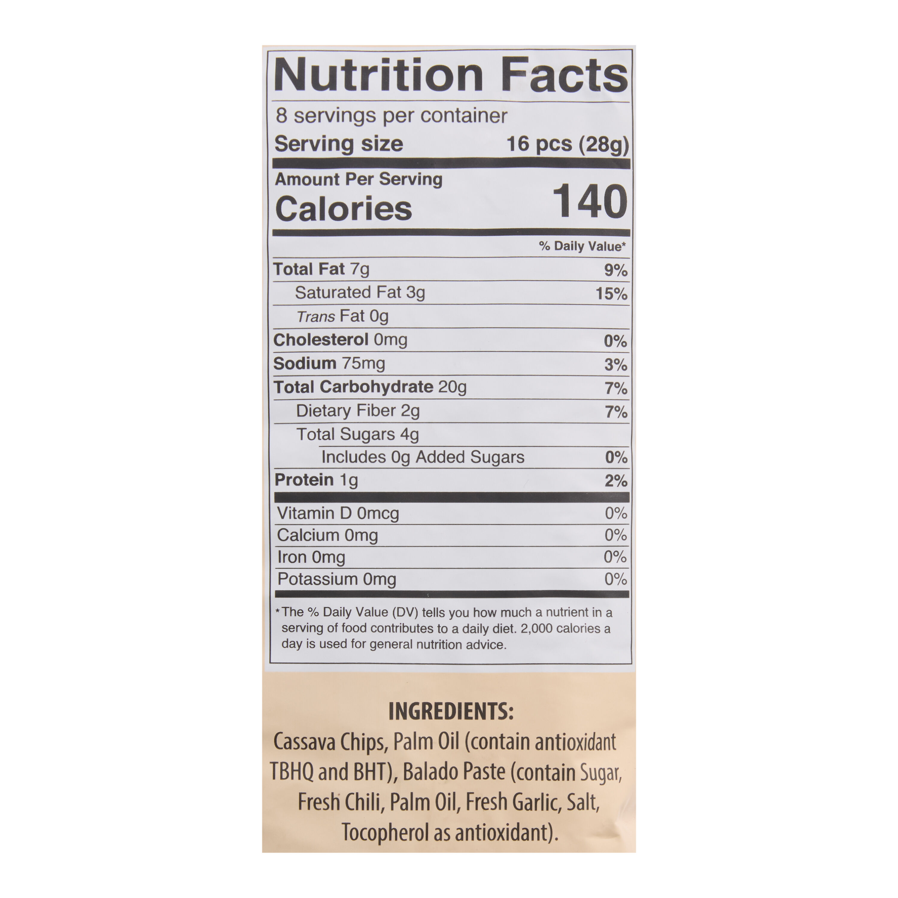 Jans Sweet and Spicy Chili Cassava Chips