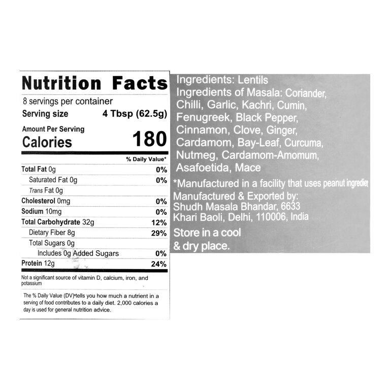 Masala of Dal Tadka Spice Mix with Lentils image number 2