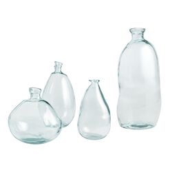 Barcelona Clear Recycled Glass Vase