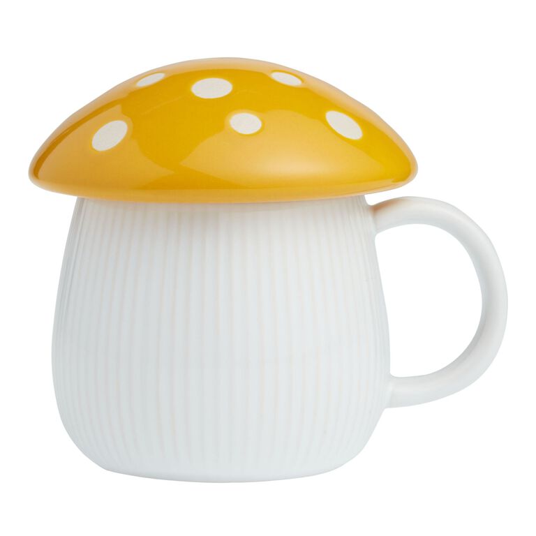 Mushroom Lidded Ceramic Mug Collection image number 5