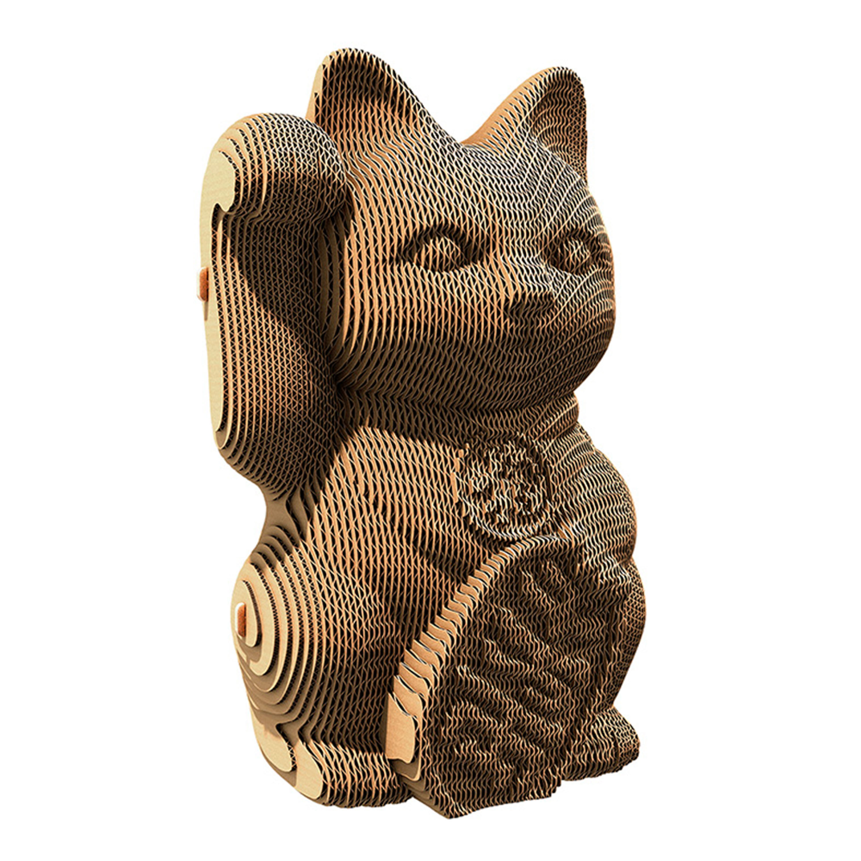 Cartonic Lucky Cat 3D Cardboard Sculpture Puzzle