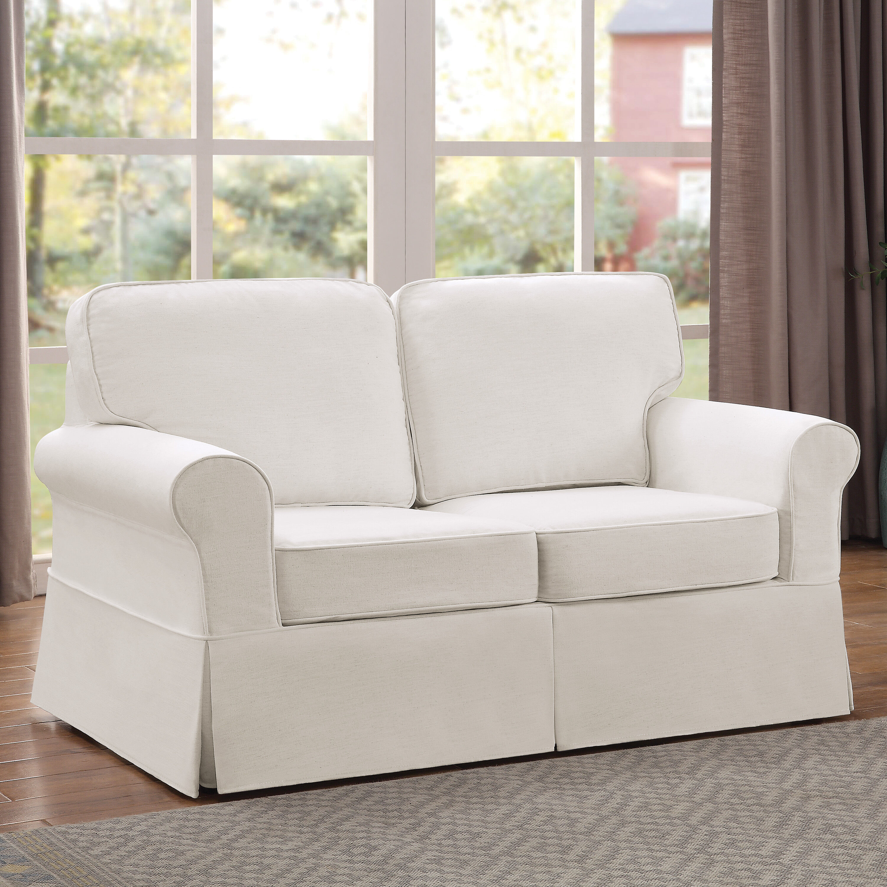 World market sales luxe sofa slipcover