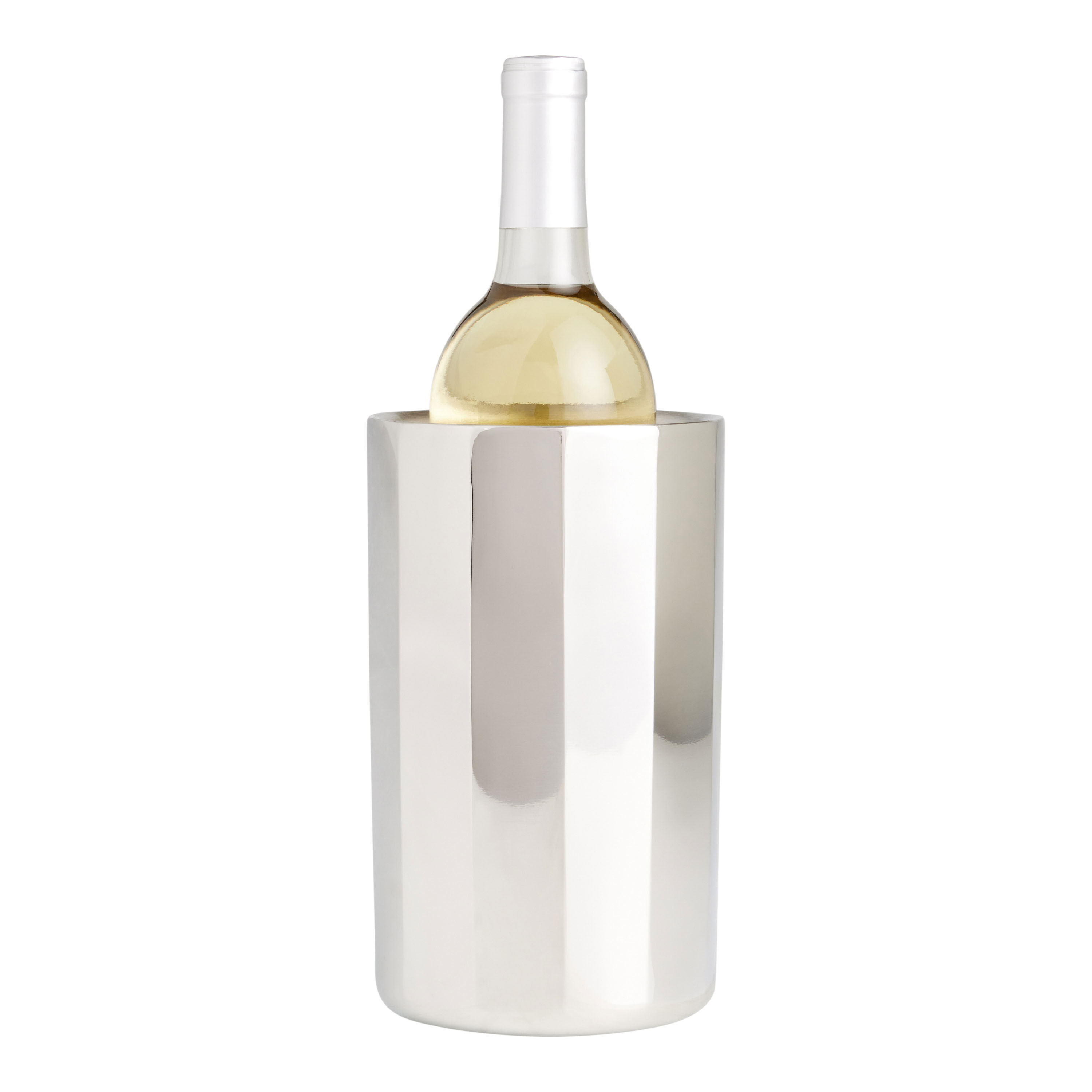 Oggi double wall stainless steel wine cooler top