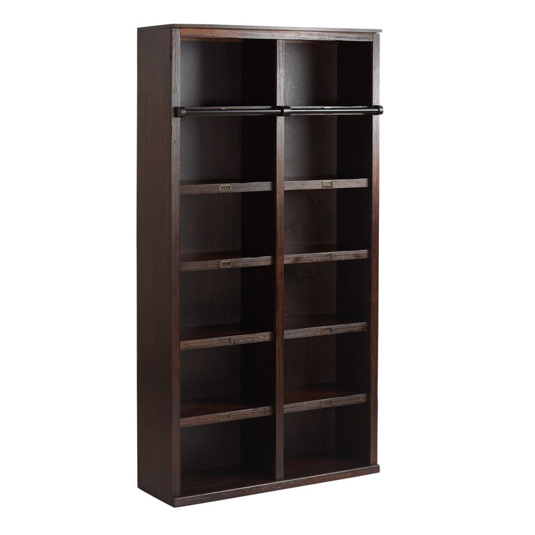 Augustus Wood Library Bookshelf - Adjustable Shelves