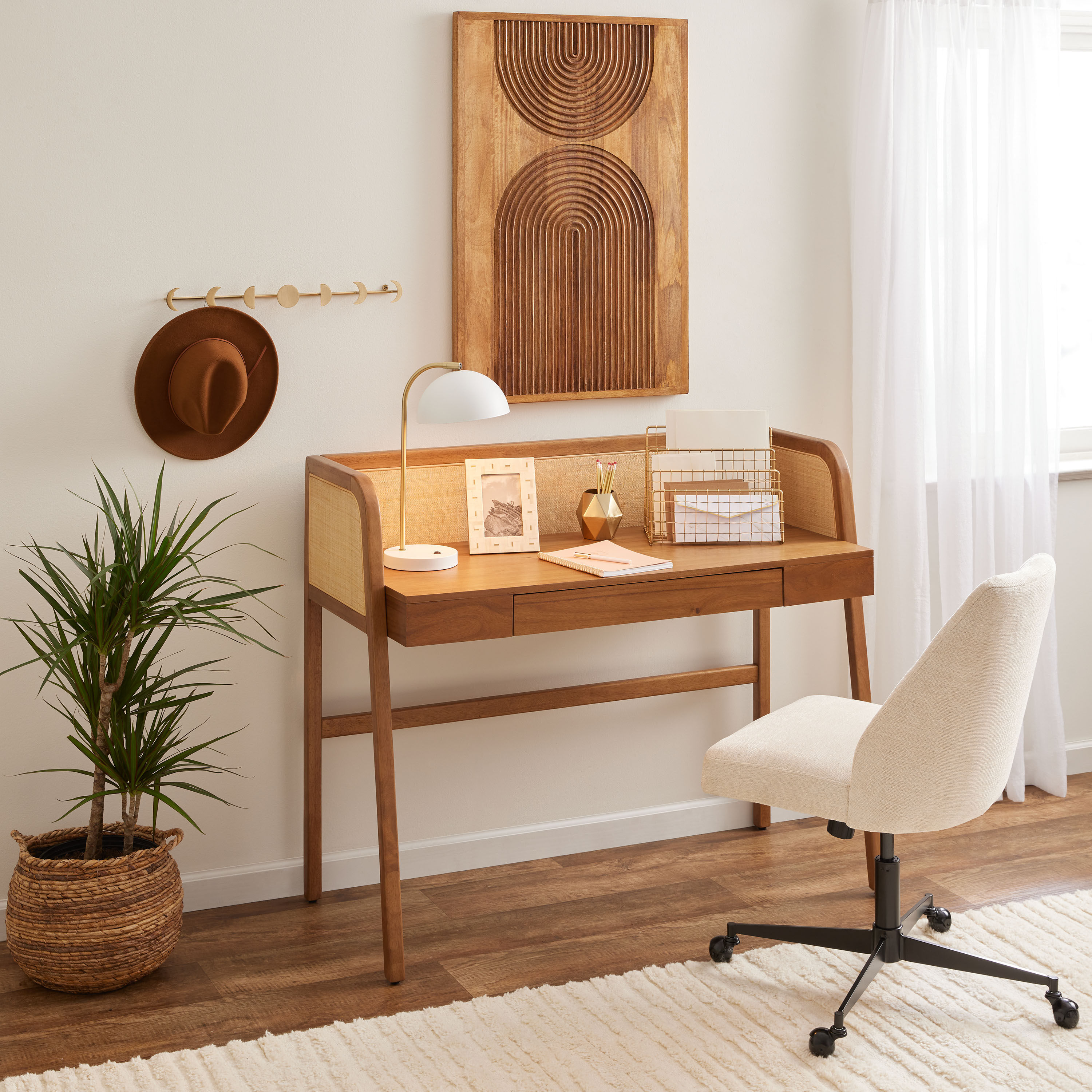World market mid century outlet desk